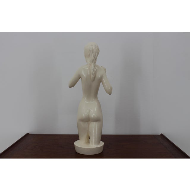 Mid-Century Sculpture of a Nude Woman by Jihokera, 1940s For Sale - Image 4 of 9