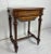 Wood Antique German Walnut Sewing Table For Sale - Image 7 of 18