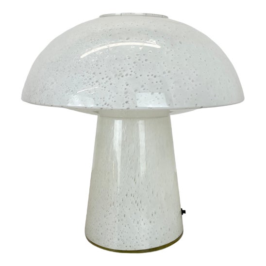 Large Glass UFO Table Light attributed to Glashütte Limburg, Germany, 1970s For Sale