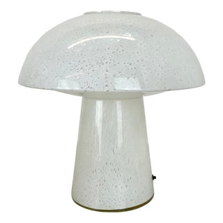 Large Glass UFO Table Light from Glashütte Limburg, Germany, 1970s For Sale