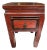 Rustic Red Chinese Side Table For Sale
