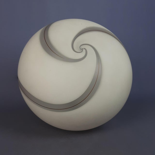 Glass Murano Glass Spiral Table Lamp from Venini, 1970s For Sale - Image 7 of 18