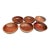 Vintage Mid-Century Teak Wood Danish Modern Mini Bowls – Set of 6 For Sale