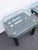 Late 20th Century Hollywood Regency Black Painted Glass Top Side Tables a Pair 6901 For Sale - Image 5 of 18