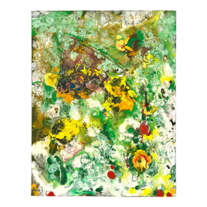 "Garden Series in a Dream" - Abstract Expressionist Acrylic by Charles David Francis