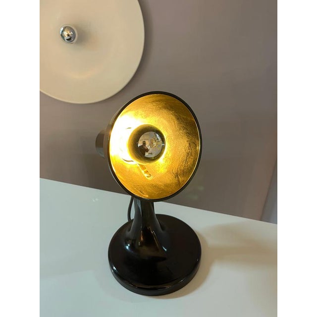 Black Bakelite Table Lamp from PGH For Sale - Image 3 of 11