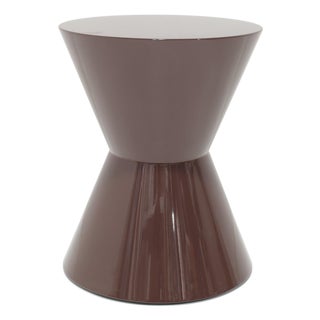 Minotti Cesar Table in Plum Shiny Lacquer For Sale