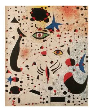 1993 After Joan Miro "In Love With a Woman", First German Edition Poster