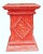 Antique Red Wooden Stand For Sale - Image 10 of 11