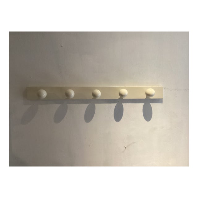 Vintage Coat Rack in Wood, 1960 For Sale