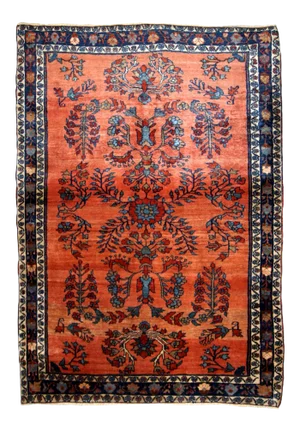 1900s Handmade Antique Persian Sarouk Rug