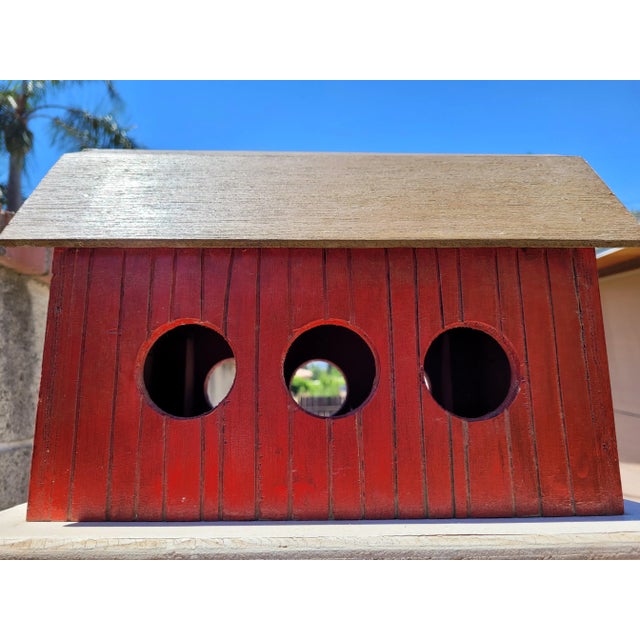 Folk Art Farm Barn House Coat Rack For Sale In Palm Springs - Image 6 of 9