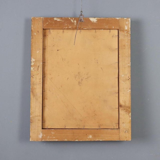 Goldenrod Empire Mirror in Carved and Gilded Wood For Sale - Image 8 of 9