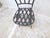 Early 20th Century Vintage French Black Iron Folding Garden Chair For Sale - Image 5 of 5