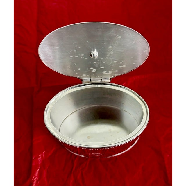 1990s 1990s Nestle Silver Plate Sheffield Tea Caddy Reproduction by Berndorf Lucerne Ag Co For Sale - Image 5 of 12