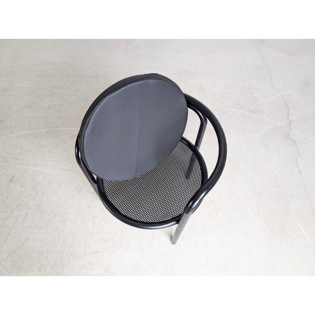 Black Locus Solus Chairs by Gae Aulenti for Poltronova For Sale - Image 8 of 10