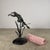 Contemporary Large Jumping Frog Sculpture – Hand Cast Bronze Garden Accent, 32” Tall For Sale - Image 3 of 10