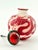 Glass Chinese Peking Glass Snuff Bottle-Carved Red Cameo Overlay Dragon & Phoenix Design, 19th Century For Sale - Image 7 of 9