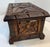 Boho Chic Vintage Carved Wooden Hinged Box For Sale - Image 3 of 7