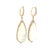 Gracefully proportioned and beautifully crafted, these Italian drop earrings are fashioned in 14 karat rose gold and...