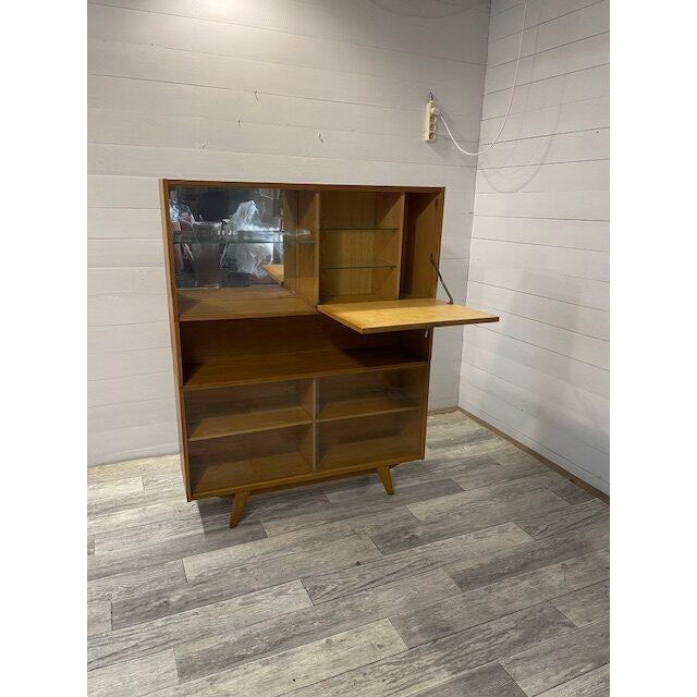 Vintage Bookcase with Bar by Jiroutek For Sale - Image 4 of 9