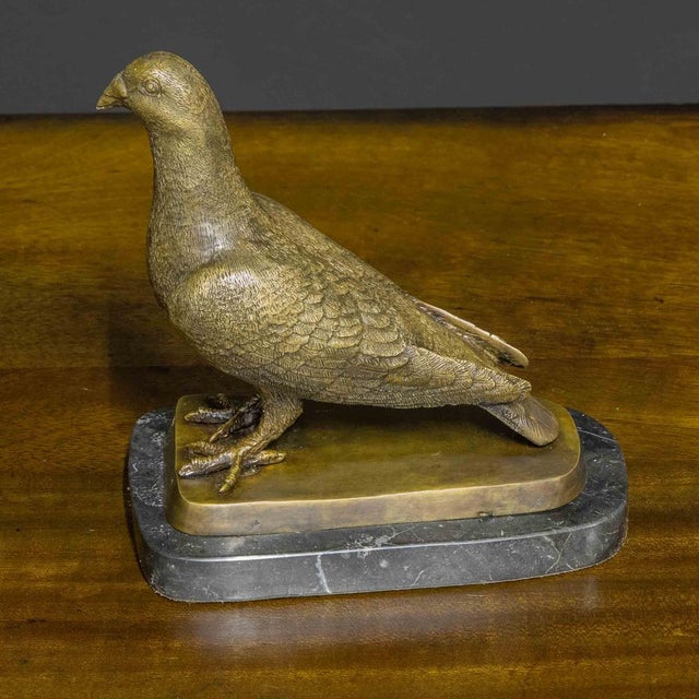 Bronze Racing Pigeon, 20th-Century For Sale - Image 11 of 14