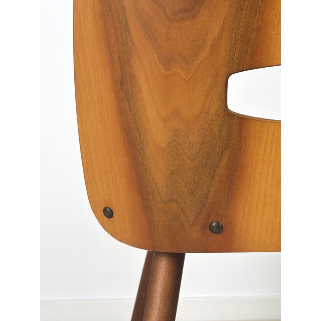 Dining Lollipop Chairs by František Jirák for Tatra, 1960s, Set of 4 For Sale - Image 12 of 13