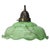 Green French Green Clichy Marble Patern Glass Pendant Lamp, 1920s, Set of 2 For Sale - Image 8 of 9