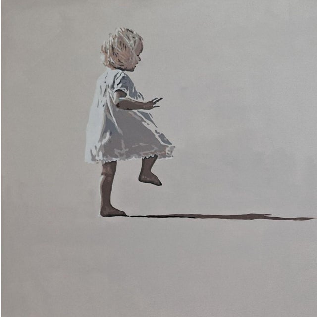 Joanna Woyda, The Beach: The First Step, 2025, Acrylic on Canvas For Sale - Image 6 of 6