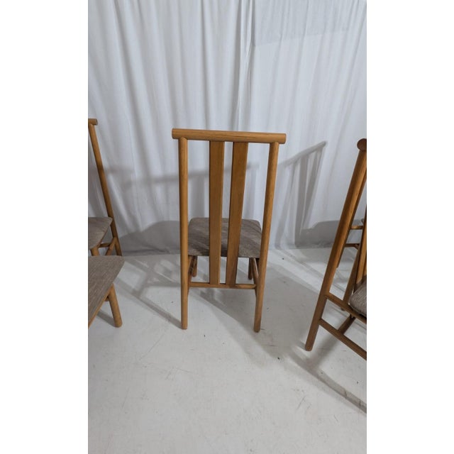 Zea Chairs attributed to Anning Sarian for Tisettanta, 1980s, Set of 6 For Sale - Image 4 of 7