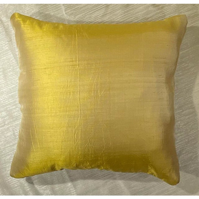 Elegant Single Decorative Hand Woven Pillow For Sale - Image 9 of 10