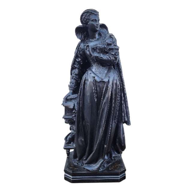 Mathurin Moreau, Mary Stuart, 19th Century, Bronze For Sale