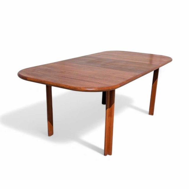 Danish Mid-Century Teak Butterfly-Leaf Dining Table, Mid-Century Modern, Scandinavian For Sale - Image 16 of 18