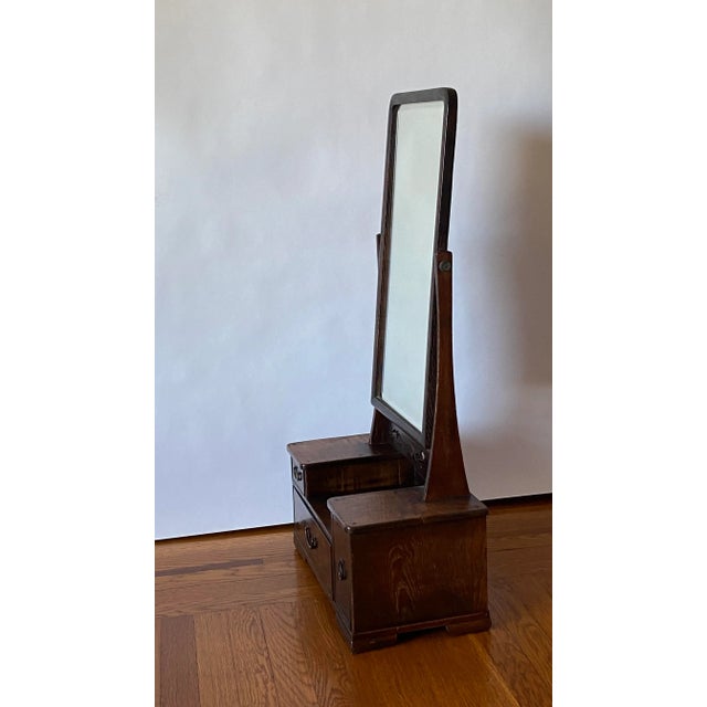Antique Japanese Kyodai Vanity Tansu With Mirror For Sale - Image 4 of 13
