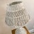Early 20th Century Antique White Wicker Table Lamp For Sale - Image 5 of 8
