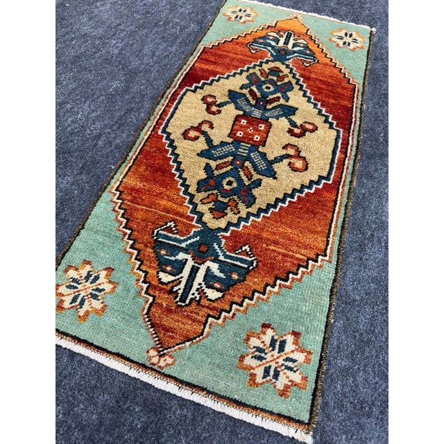 Early 21st Century Turkish Yastik Rug 1'3" x 2'10" For Sale - Image 5 of 5