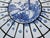 Blue Important Bjørn Wiinblad Mid-Century Danish Modern Blue & White Ceramic Tile Top Round Coffee Table For Sale - Image 8 of 12