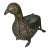 Chinese Archaistic Bronze Bird-Form Vessel With Verdigris Patina, 20th Century For Sale