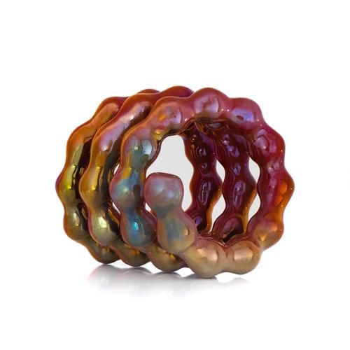 Corpus archetypus in luster sculptural object by caspi ceramics nl dimensions: w 30 x d 30 x h 30 cm. Materials: ceramic,...