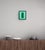 Abstract Contemporary Abstract Acrylic on Board "Light Consideration (Emerald) 2" by Andy Harwood For Sale - Image 3 of 4