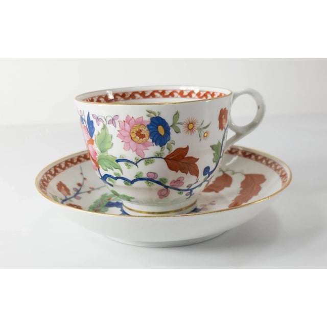 19th Century English Worcester Flight Barr & Barr Teacup and Saucer For Sale - Image 13 of 13