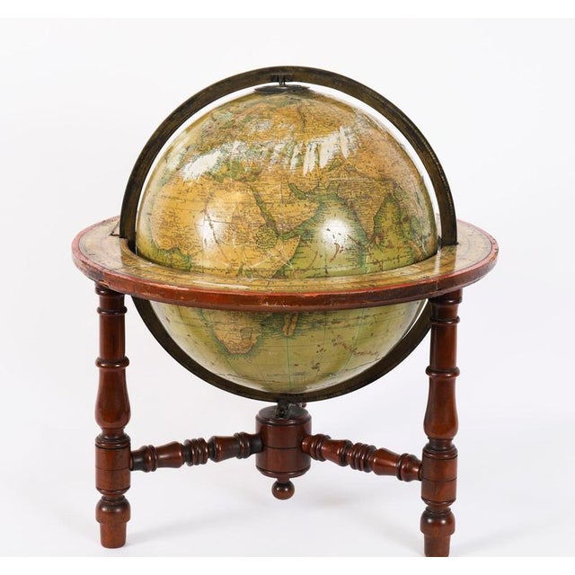 Antique Victorian Terrestrial Table Globe from Malbys, 19th Century For Sale - Image 13 of 18