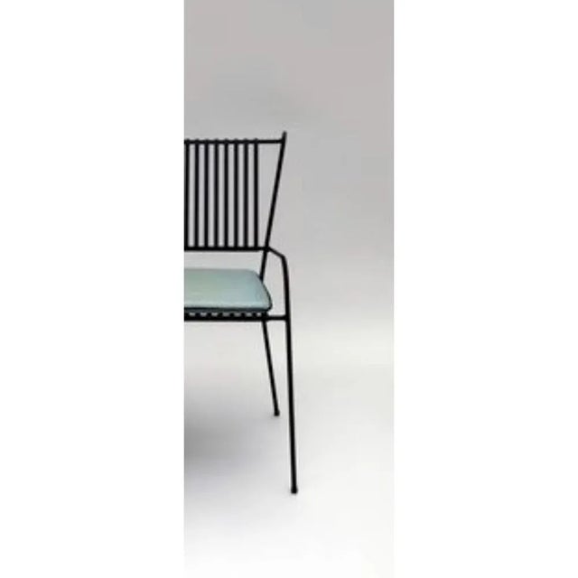 Contemporary Black Capri Chair with Seat Cushion by Cools Collection For Sale - Image 3 of 7