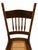 Antique Oak Pressed-Back Dining Chair With Cane Seat and Turned Spindles For Sale - Image 4 of 8