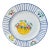 Serving Bowl Fruit Bouquet Mesa International 15" Hand Painted Italy Fruits & Polka Dots For Sale