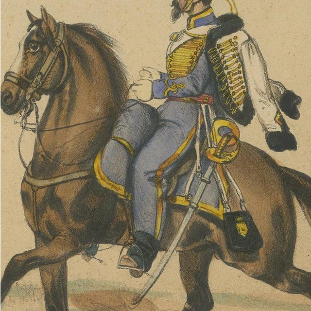 José Rubio Y Villegas, Princess Hussars, 1861, Lithograph For Sale - Image 4 of 12