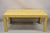 Yellow Vintage Hollywood Regency Real Bamboo Faux Rattan Palm Beach Coffee Table For Sale - Image 8 of 8