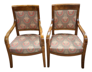 Restaurant Armchairs, 1890, Set of 2
