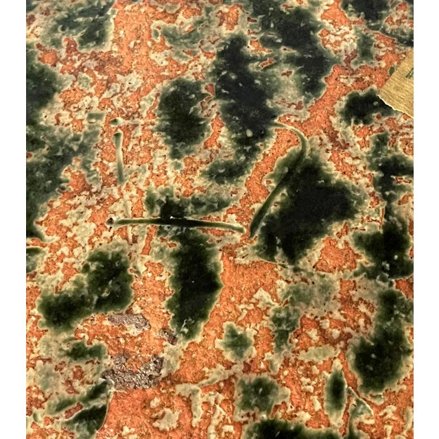 Japanese Oribe Square Dish by Kitaoji Rosanjin For Sale - Image 11 of 13