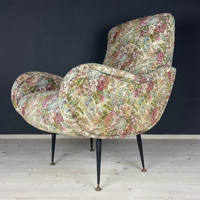 Mid-Century Modern Mid-Century Modern Lady Armchair attributed to Marco Zanuso, Italy, 1960s For Sale - Image 3 of 15